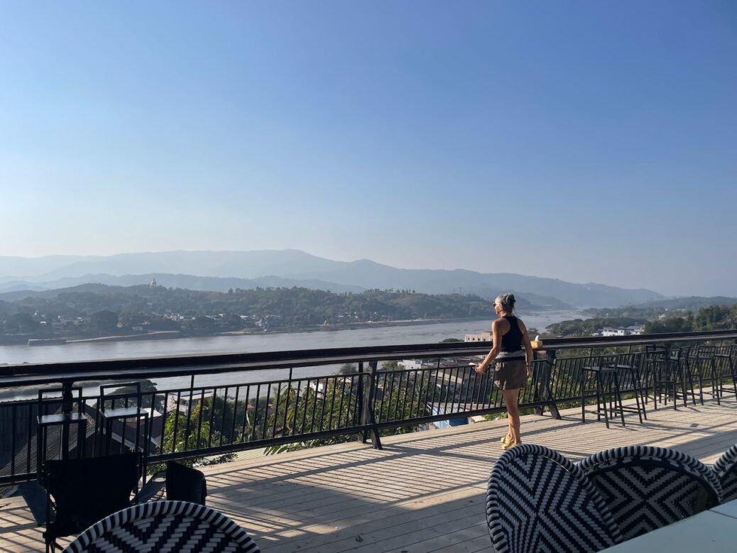 Vue sur la Thaïlande depuis le Fort Carnot